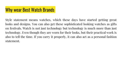 Top 10 Best Watch Brands In India 2022