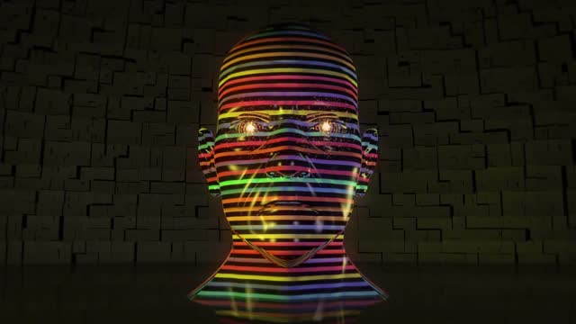 Psychedelic head