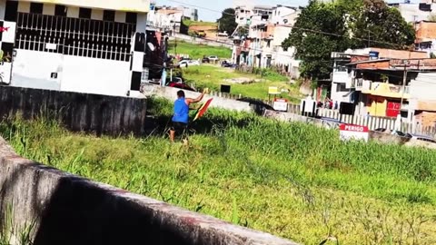 Popular ray kites in Brazil