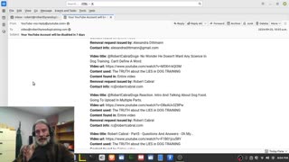 Here's The Proof That Dog Trainers Took Down My Youtube Channel...