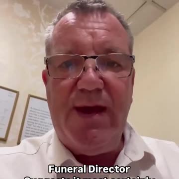 Funeral Director Suggests it most certainly isn't 'Rare' like they claim. 💉☠️