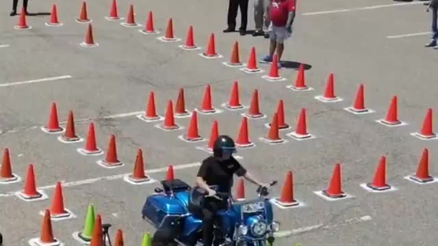 You have to pass the test to get the motorcycle license