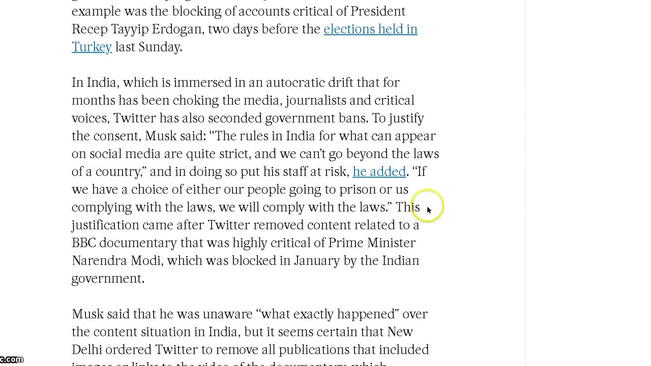 Twitter Censorship from Zionist agent Elon Musk