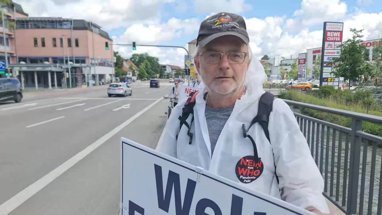 Schild-Bürger Aktion in Kaufbeuren am 22.06.2024