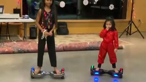 Let me love you hoverboard dance