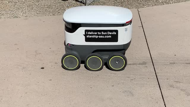 Robot food delivery at ASU