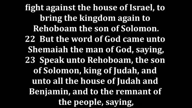 1 Kings 12 King James version