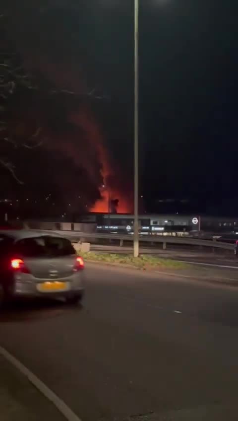 Major incident declared after ‘massive explosion’ and fire at South Wales industrial estate