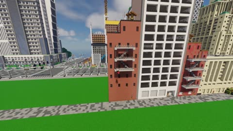 Starting Downtown - Building A City #1 [Minecraft Timelapse]