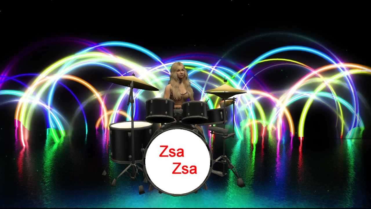 Zsa Zsa Plays the Drums Again