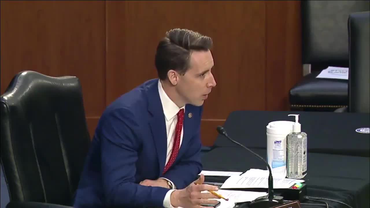 Rep. Josh Hawley on Georgia Voting Law " Corporations will Pay a Price for interference