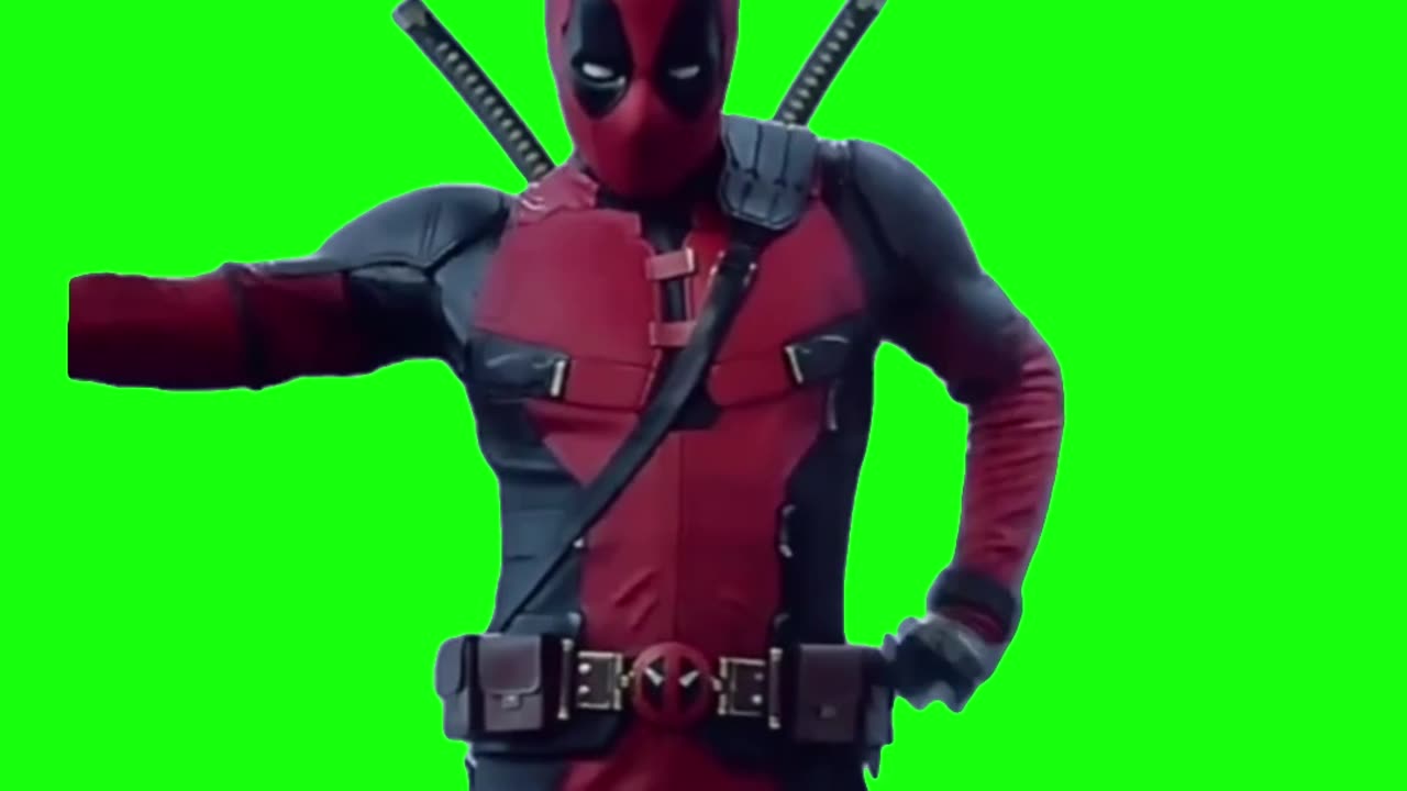 Deadpool Bye Bye Bye Dance | Green Screen