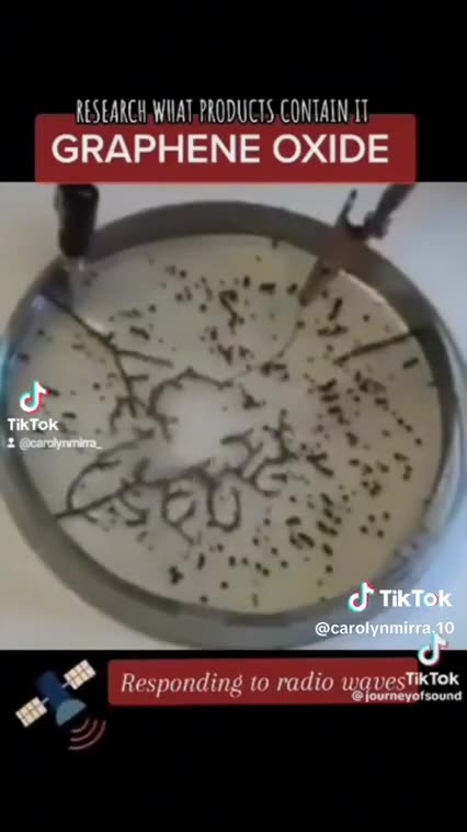 GRAPHENE OXIDE 📶 RESPONDING TO RADIO WAVES