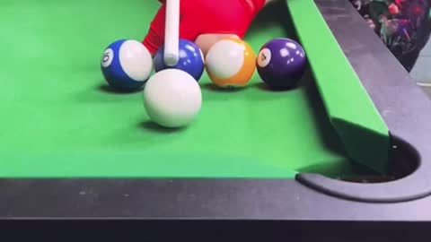 Minitabletrickshots#billiards#8ballpool#trickshots.