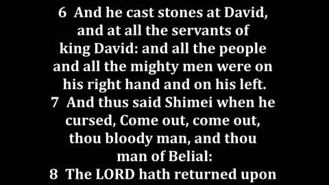 2 Samuel 16 King James version