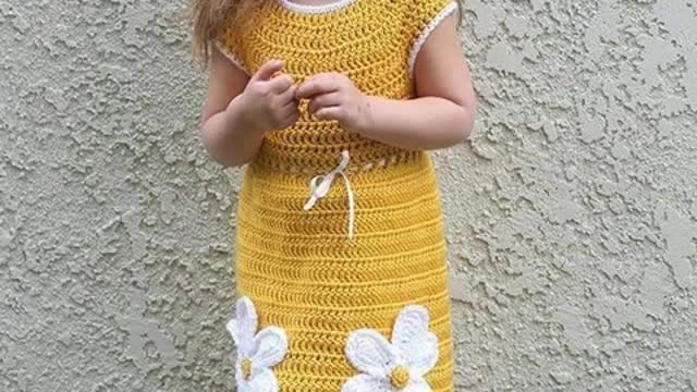 Rochita crosetata pentru fetite Fai anche tu questo bellissimo vestito bimba
