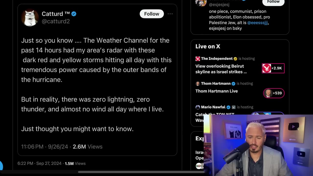 MAGA Cultists Call Hurricane Helene A Democrat HOAX _ The Kyle Kulinski Show