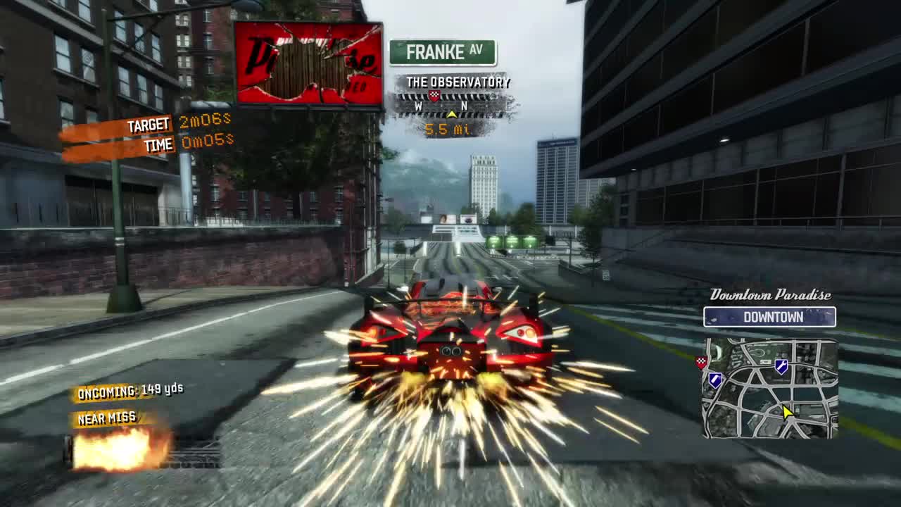 Burnout Paradise Remastered (PS4) | 25 V16 Revenge Burning Route | 1:36.73