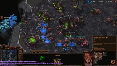 Getting slightly more used to zerg v zerg in starcraft2