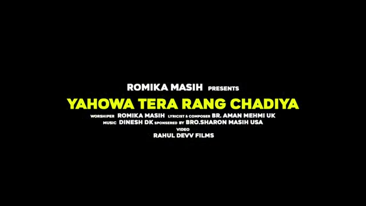 Yahowa Tera Rang Chadeya (Official Video) | Romika Masih | Dinesh Dk | New Masih Song 2022