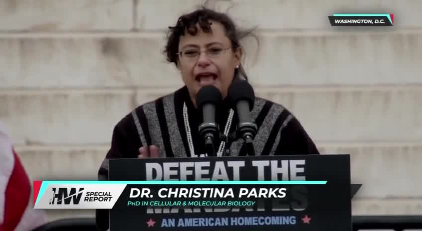 Defeat the Mandates Celle- og molekylærbiolog Dr. Christina Parks