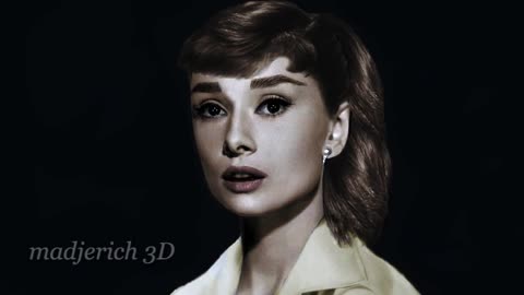 My 3D animated model of Audrey Hepburn