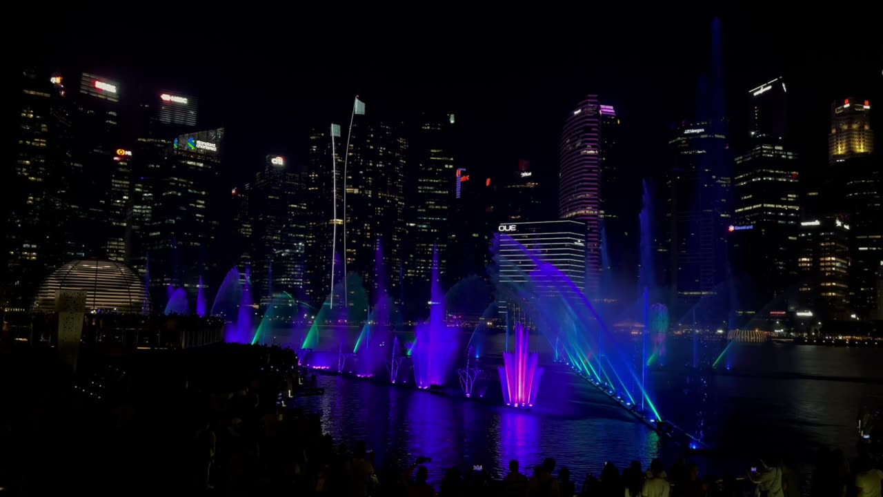 Singapore Night Light Show