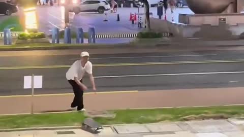 skateboarding at night