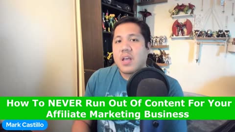 How To NEVER Run Out Of Content For Your Affiliate Marketing Business