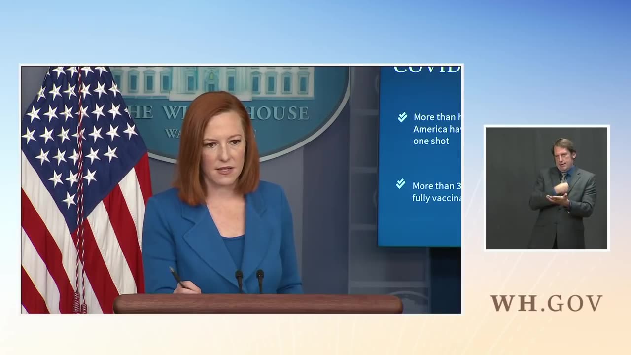 4-19-21 Press Briefing by Press Secretary Jen Psaki