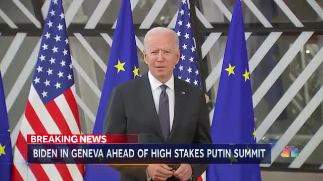 Biden arrives In Geneva ahead of critical Putin summit