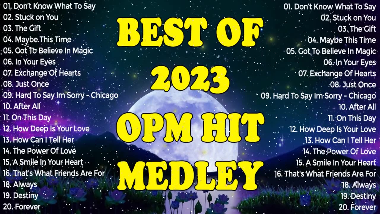 Best Of Opm Hits Medley 2023 2024 _ Opm Classic