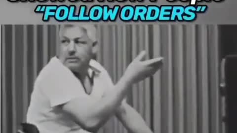 This 1963 experiment showed how people 'follow Orders.'