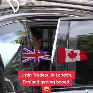 Trudeau gets booed in England