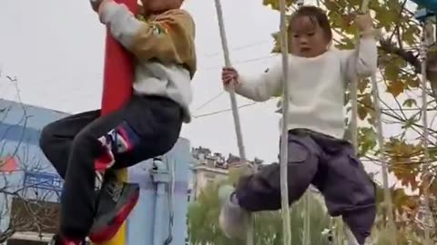 Chinese kindergarten outdoor activities. Why aren’t our kids doing this stuff?