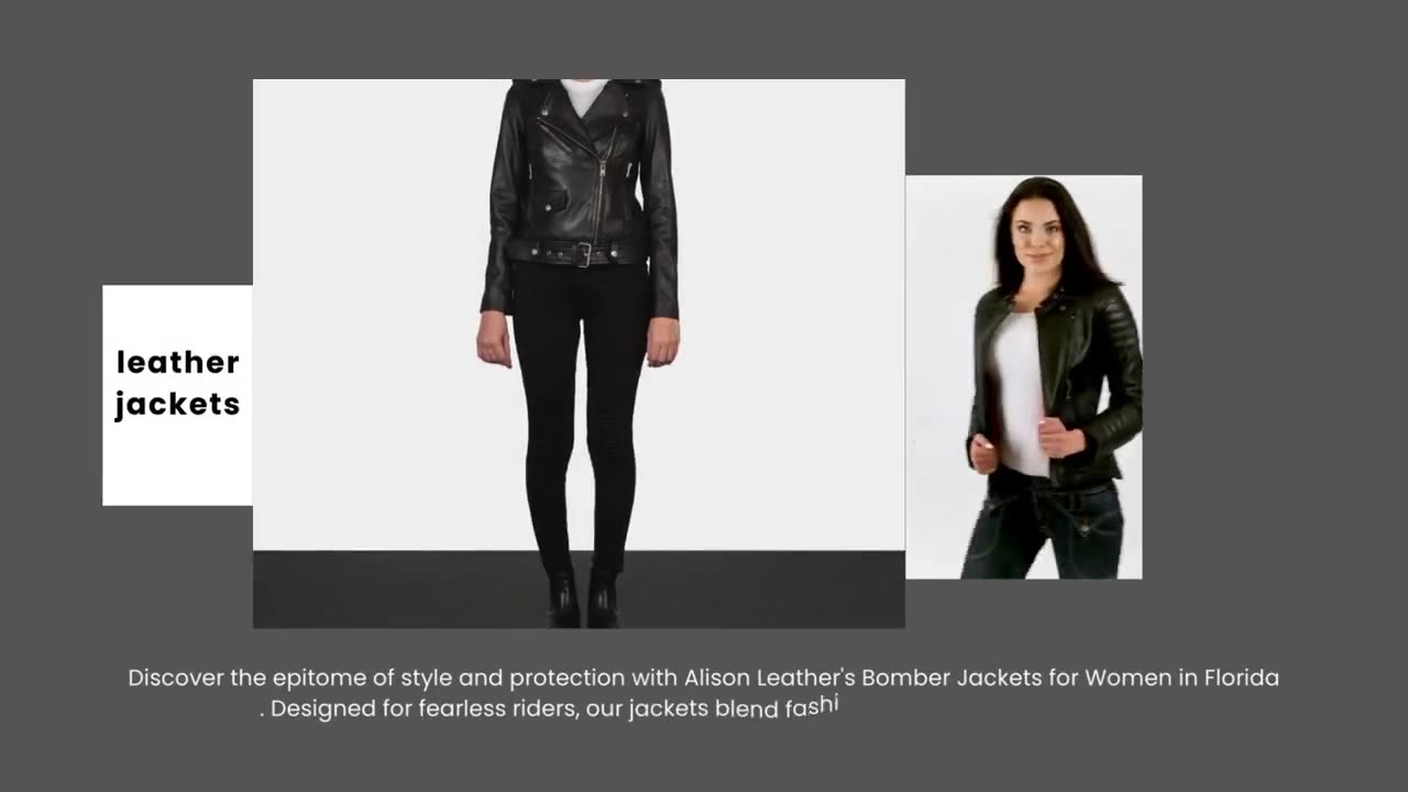 Alison Leather Women's Black Buttoned Leather Jacket with Long Sleeves – Stylish & Timeless