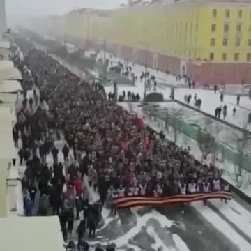 Norilsk May 9th parade