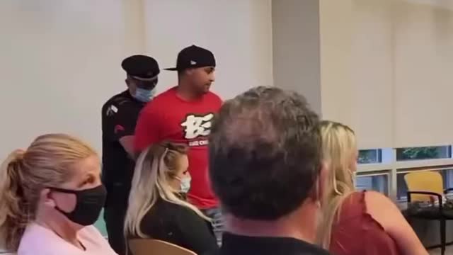 Man arrested at school board meeting on critical race for not wearing a mask