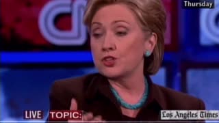 Hillary Clinton (2008) admitting Illegal Migrants are taking Black American jobs