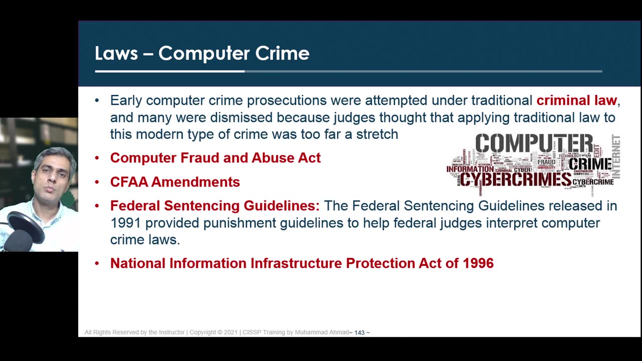 33 - Domain 1-15 Understand Legal and regulatory issues
