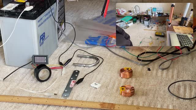 【非公開】 2021.3.27 空芯二重コイルと鉄芯コイルの比較