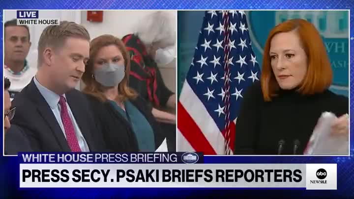 Psaki LASHES OUT when Doocy exposes lunacy of mask mandates