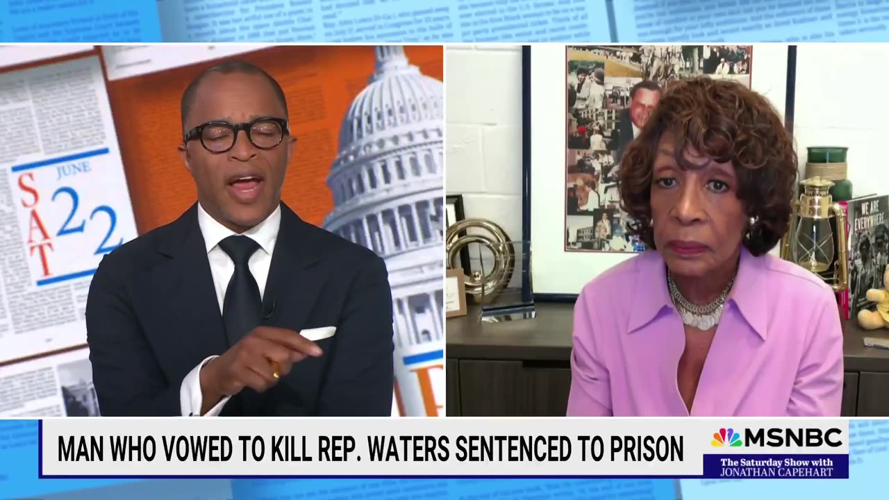 Rep. Waters shares why she confronted a man who sent her death threats