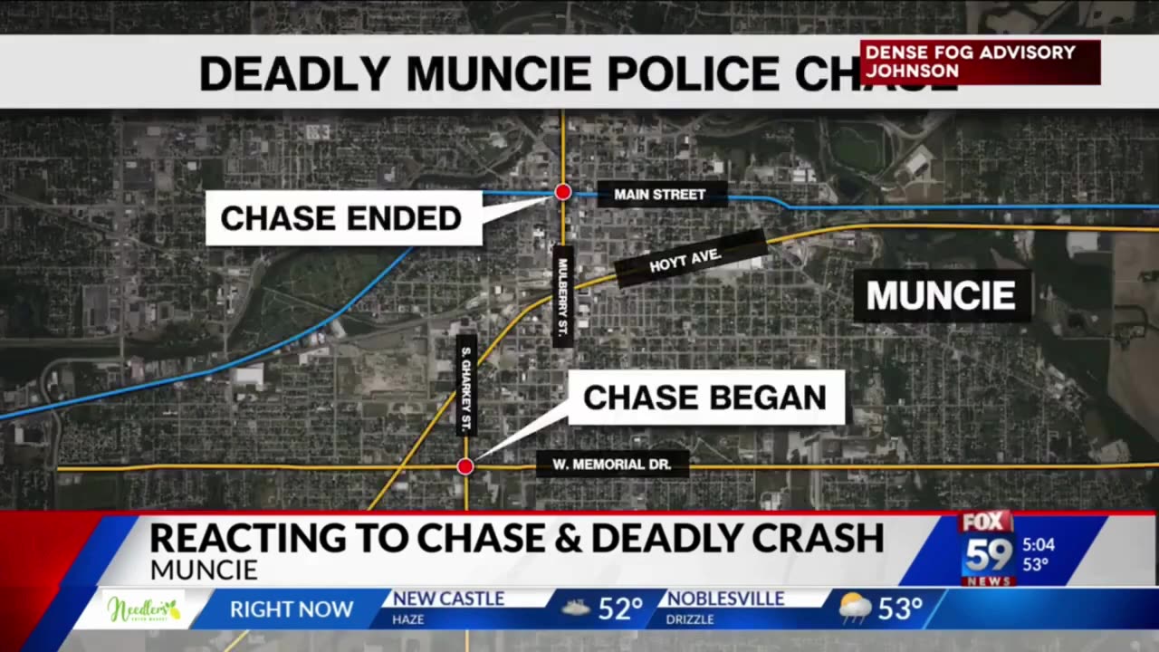 MUNCIE INDIANA POLICE CHASE CRASH UPDATE PT2