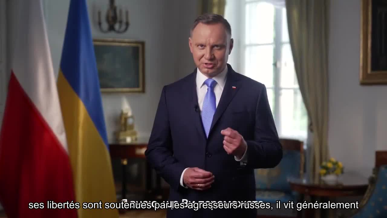 Le président polonais Andrzej Duda a félicité les Ukrainiens à l'occasion de la fête de l'indépenda