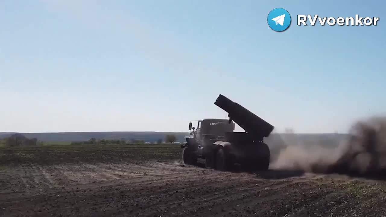 Ukraine War - Russian multiple launch rocket systems "Tornado-G"