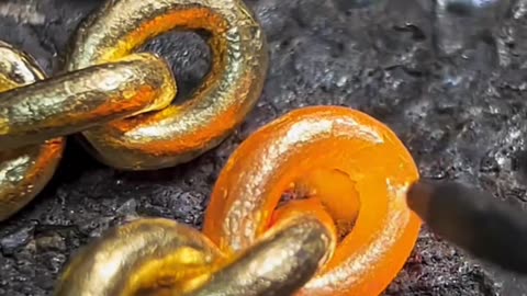 Amazing 24K Gold Chain making