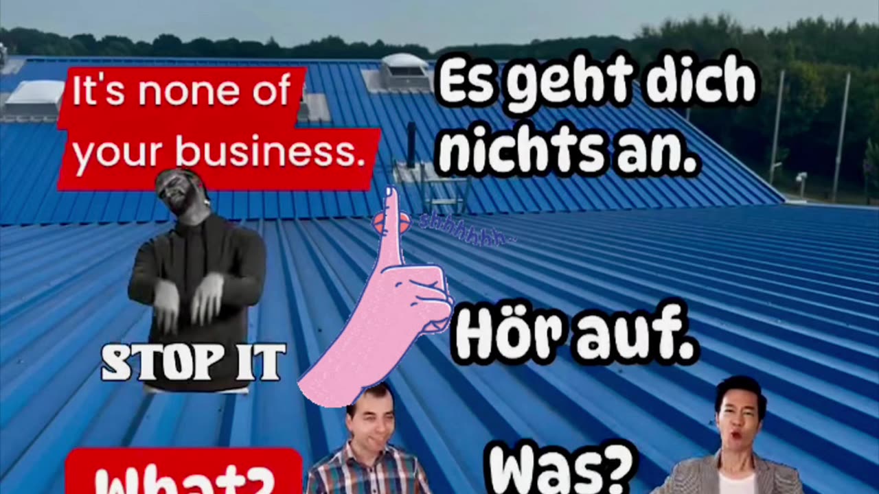 German phrases for example