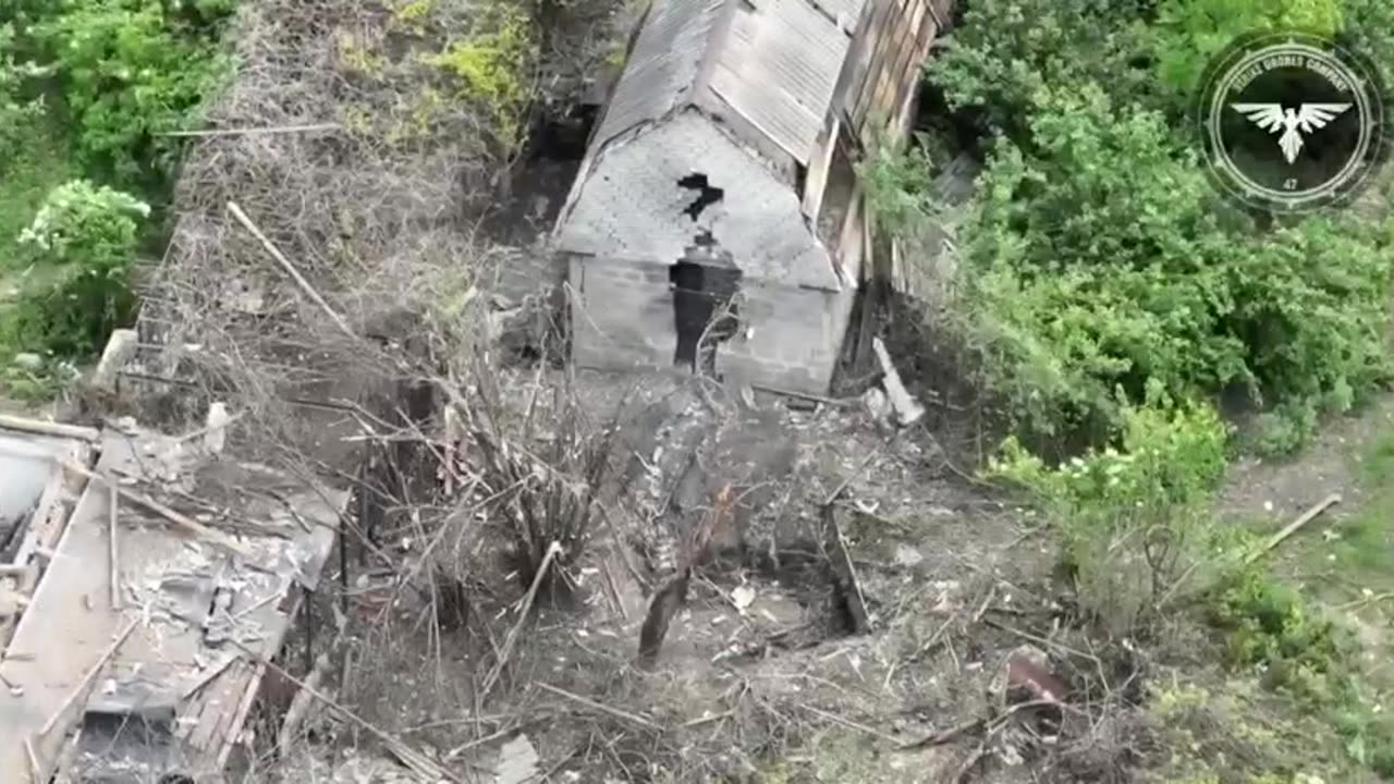 Ukrainian Drone Brings Down the House