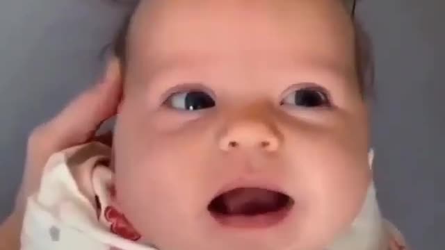 This baby is enjoying the best time of her life
